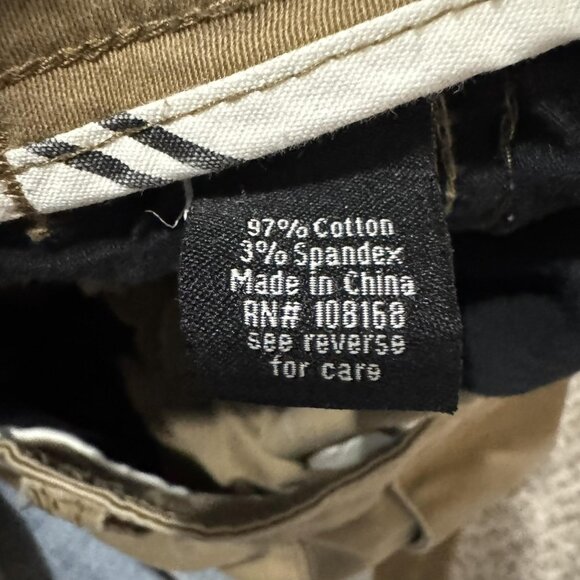 RSQ London Skinny Chino Pants Mens 30x32 Khaki Stretch Flat Front Casual - Picture 5 of 11